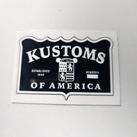 KOA Club-Plaque Sticker